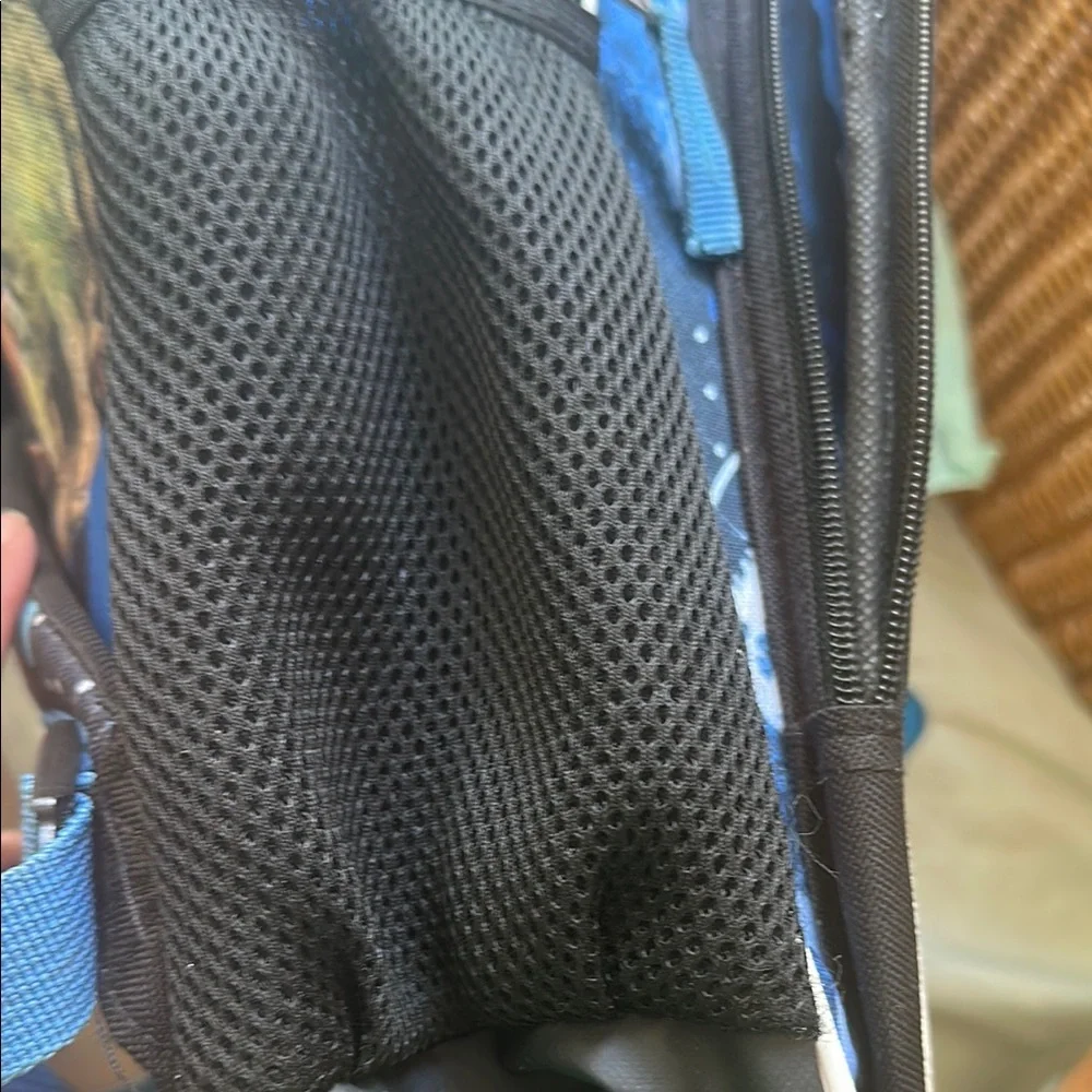 Jurassic World  life finds away backpack Print Backpack with Blue Accents